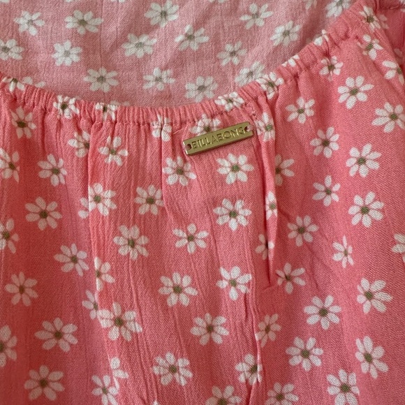 Billabong Pink Floral Top l L - Picture 2 of 4